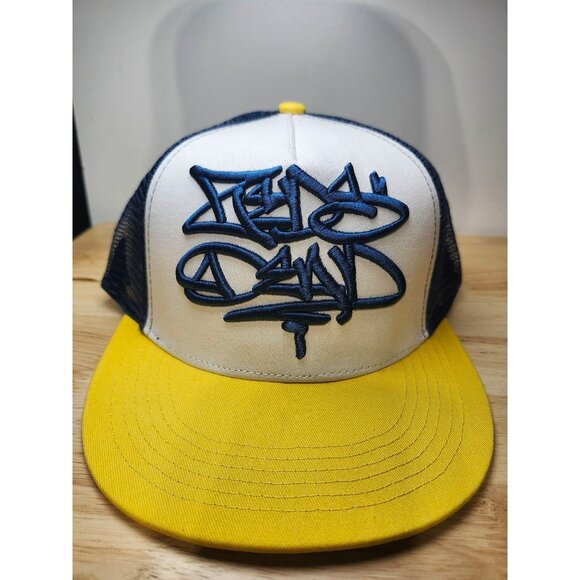 Zed's dead hat yellow/ navy - Picture 1 of 3